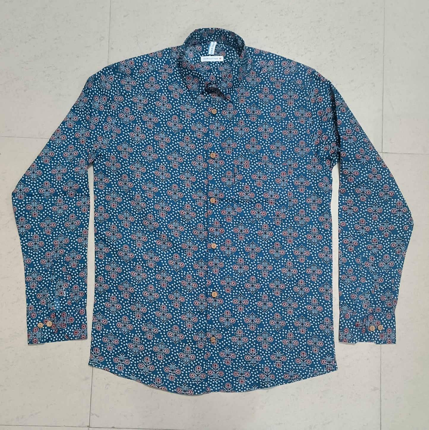 Men's Multi Color Floral Printed Full-Sleeves Shirts