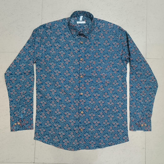 Men's Multi Color Floral Printed Full-Sleeves Shirts