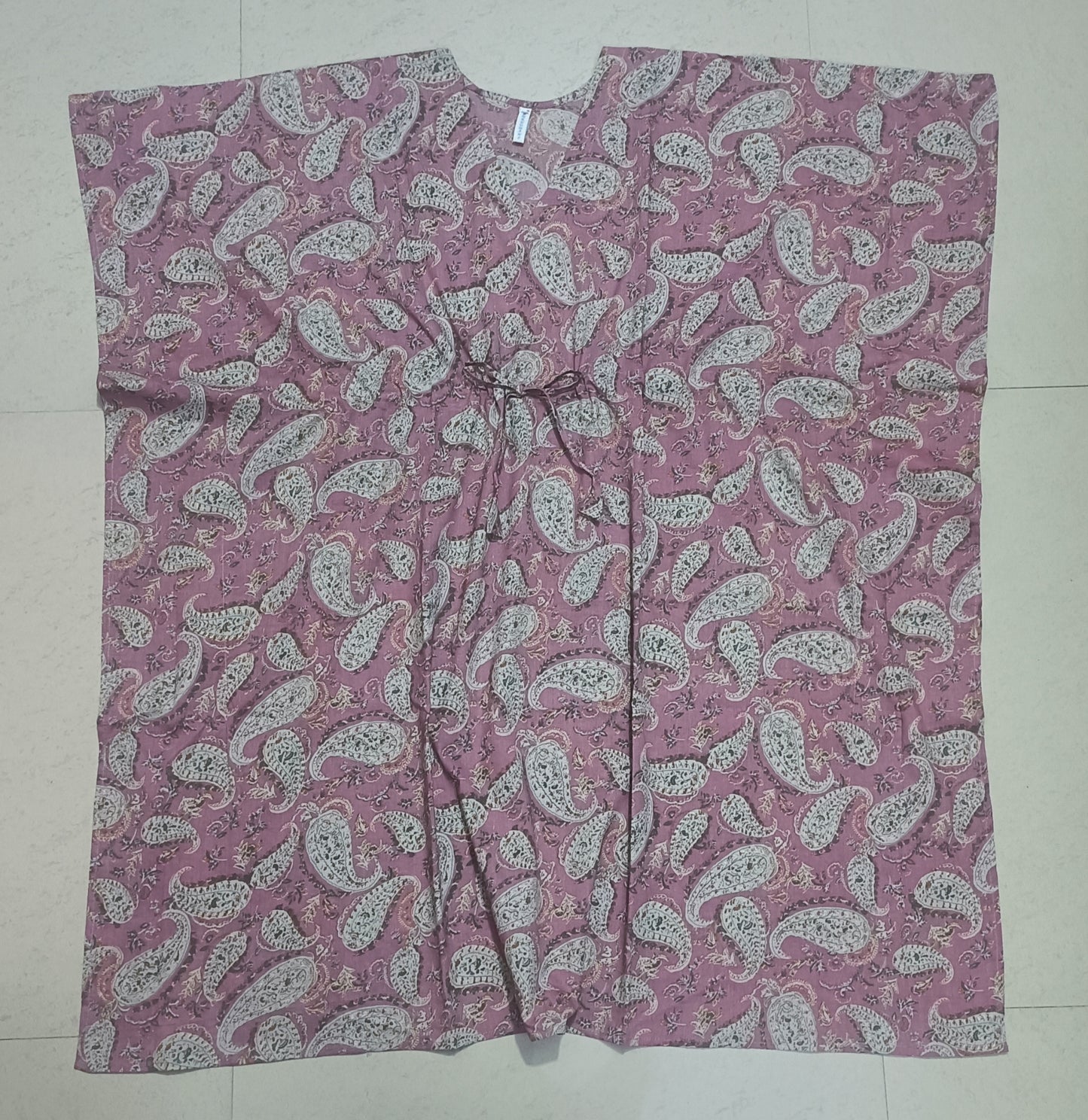 Women's Paisley Printed Kaftan Dress